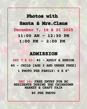 Load image into Gallery viewer, Santa Sundays at the Dr. Sun Yat-Sen Classical Chinese Garden