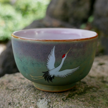 Load image into Gallery viewer, Crane Motif Teacup