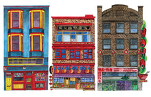 Load image into Gallery viewer, "Vanishing Chinatown" Greeting Card - Watercolor Series by Donna Seto