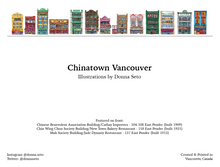 Load image into Gallery viewer, "Vanishing Chinatown" Greeting Card - Watercolor Series by Donna Seto