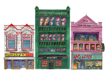 Load image into Gallery viewer, "Vanishing Chinatown" Greeting Card - Watercolor Series by Donna Seto