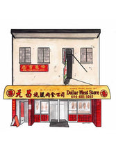Load image into Gallery viewer, Dollar Meat Store, by Artbedo