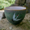 Crane Motif Teacup