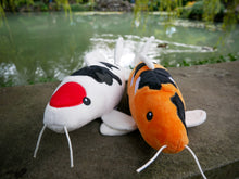 Load image into Gallery viewer, Jade Water Pond Koi Plushie
