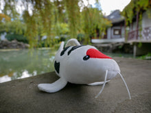 Load image into Gallery viewer, Jade Water Pond Koi Plushie
