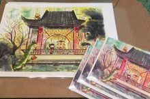 Load image into Gallery viewer, &quot;Jade Water Lookout&quot;  by Akemi Emma Ito (Print 8 x 10 or Card 4x6)
