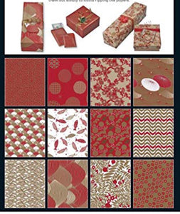 Gift Wrapping Paper (Various)  - 12 Sheets