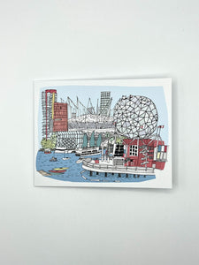 Assorted Art Cards - Local Vancouver landmarks/landscapes by Emma Fitzgerald