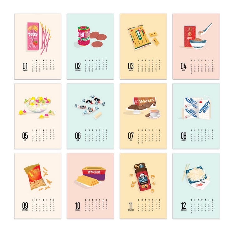 IKIWISI - Asian Sweets + Snacks 2023 Calendar